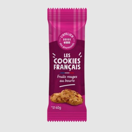 Cookies beurre fruits rouges fraîcheur 2pc 40gr