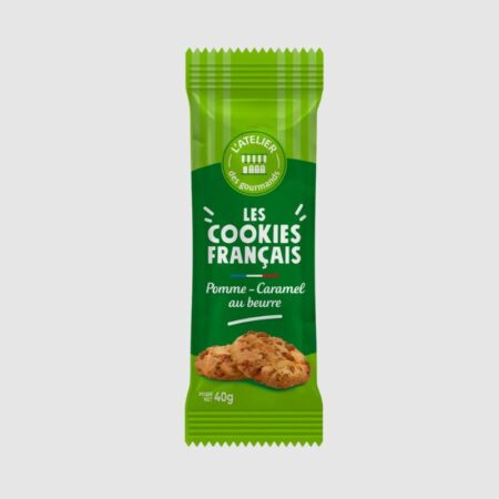 Cookies beurre pomme caramel sachet fraîcheur 2pc 40gr